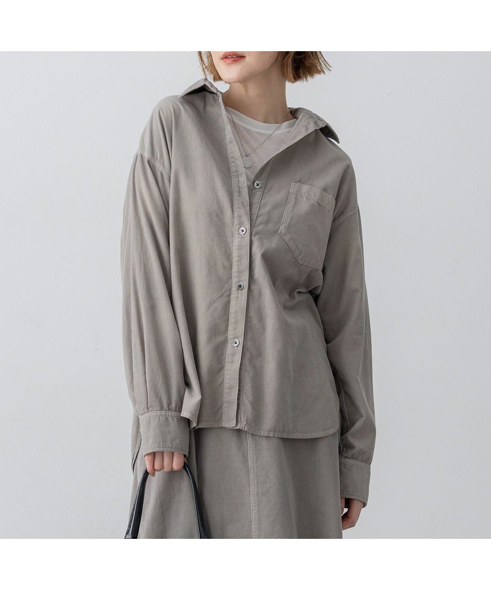 【23区/NIJYUSANKU】の【見上愛さん着用/Oggi11月号掲載】コットン コーデュロイ シャツ 人気、トレンドファッション・服の通販 founy(ファニー) 　雑誌掲載アイテム　Magazine Picks & Fashion Features　ファッション雑誌　Fashion Magazines　オッジ　Oggi　ファッション　Fashion　レディースファッション　Fashion for Women　トップス・カットソー　Cut & Sew Tops　シャツ・ブラウス・オフィスカジュアル　Elegant Blouses & Button-Ups　コーデュロイ　Corduroy, Cord Fabric　11月号　November Issue　雑誌　Magazine, Fashion Magazine　トレンド　Trend, Trending Now　羽織　Haori, Light Jacket　A/W・秋冬　Autumn/Winter　冬　Winter / This Winter　おすすめ　Recommended / Our Picks　2025年　2025　2025-2026秋冬・A/W　Autumn/Winter 2025–26 AW25–26　 other-1|ID: prp329100004659631 ipo3291000000035608358