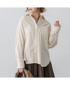 【23区/NIJYUSANKU】の【見上愛さん着用/Oggi11月号掲載】コットン コーデュロイ シャツ ホワイト系|ID: prp329100004659631 ipo3291000000035608361