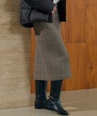 【23区/NIJYUSANKU】の【見上愛さん着用】ボンディングチェックツイード Iライン スカート ブラウンチェック|ID: prp329100004659636 ipo3291000000034608717