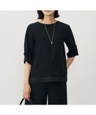 【ジェイ プレス/J.PRESS】の【洗える・吸水速乾・接触冷感・セットアップ対応】Light ジョーゼット ブラウス ブラック系|ID: prp329100004659637 ipo3291000000033722341
