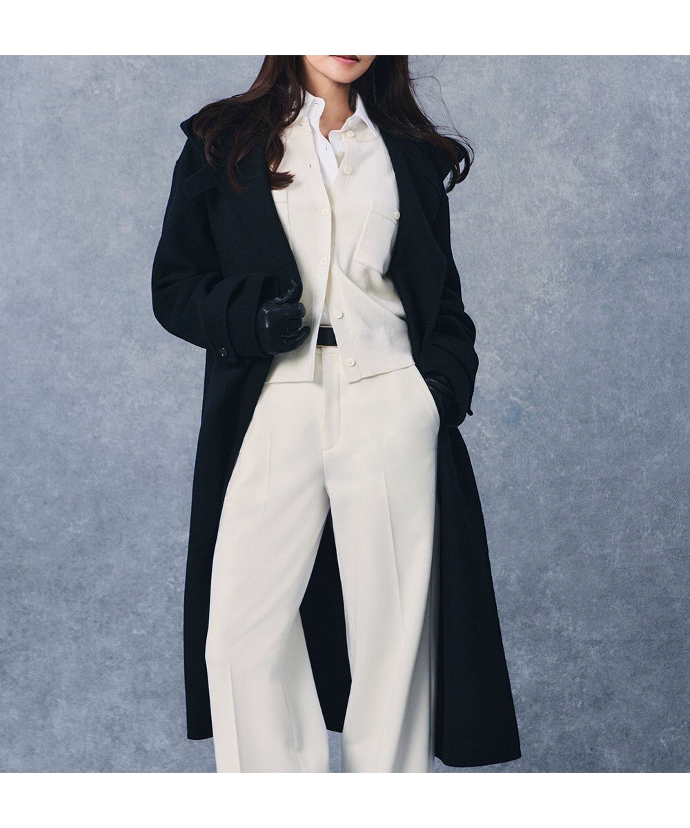 【23区/NIJYUSANKU】の【滝沢眞規子さん着用/VERY掲載】MANTECOPureリバー フード ロングコート インテリア・キッズ・メンズ・レディースファッション・服の通販 founy(ファニー) 　雑誌掲載アイテム　Magazine Picks & Fashion Features　ファッション雑誌　Fashion Magazines　ヴェリィ　VERY　ファッションモデル・俳優・女優　Models　女性　Women　滝沢眞規子　Takizawa Makiko　ファッション　Fashion　レディースファッション　Fashion for Women　アウター　Coat / Outerwear Collection　コート・ロングコート・ピーコート　Long Coats, Peacoats & More　レディースジャケット・軽アウター　Jackets　イタリア　Italy　インナー　Innerwear　インポート　Imported Fashion　エレガント 上品　Elegant　軽量　Lightweight, Ultra Light　12月号　December Issue　ジャケット　Jacket, Outerwear　スタンド　Stand Collar, Upright Stand　雑誌　Magazine, Fashion Magazine　フロント　Front, Front Design　防寒　Cold Protection, Winter-Ready　リラックス　Relax, Relaxed Fit　ロング　Long, Long-Length　A/W・秋冬　Autumn/Winter　冬　Winter / This Winter　2025年　2025　2025-2026秋冬・A/W　Autumn/Winter 2025–26 AW25–26　ブラック系|ID: prp329100004659642 ipo3291000000034595657