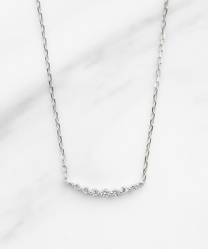 【トッカ/TOCCA】の【WEB限定】FRILL DIAMOND NECKLACE プラチナ ダイヤモンド ネックレス インテリア・キッズ・メンズ・レディースファッション・服の通販 founy(ファニー) https://founy.com/ ファッション Fashion レディースファッション Fashion for Women ジュエリー Jewelry ネックレス Necklaces & Pendants アクセサリー Fashion Accessories グラデーション Gradient, Ombre センター Center, Center Line ダイヤモンド Diamond, Brilliant Cut チェーン Chain, Chain Strap デコルテ Décolleté, Neckline ネックレス Necklace, Pendant Necklace フリル Frill, Ruffle ポーチ Pouch, Small Case おすすめ Recommended / Our Picks |ID: prp329100004659644 ipo3291000000033722373