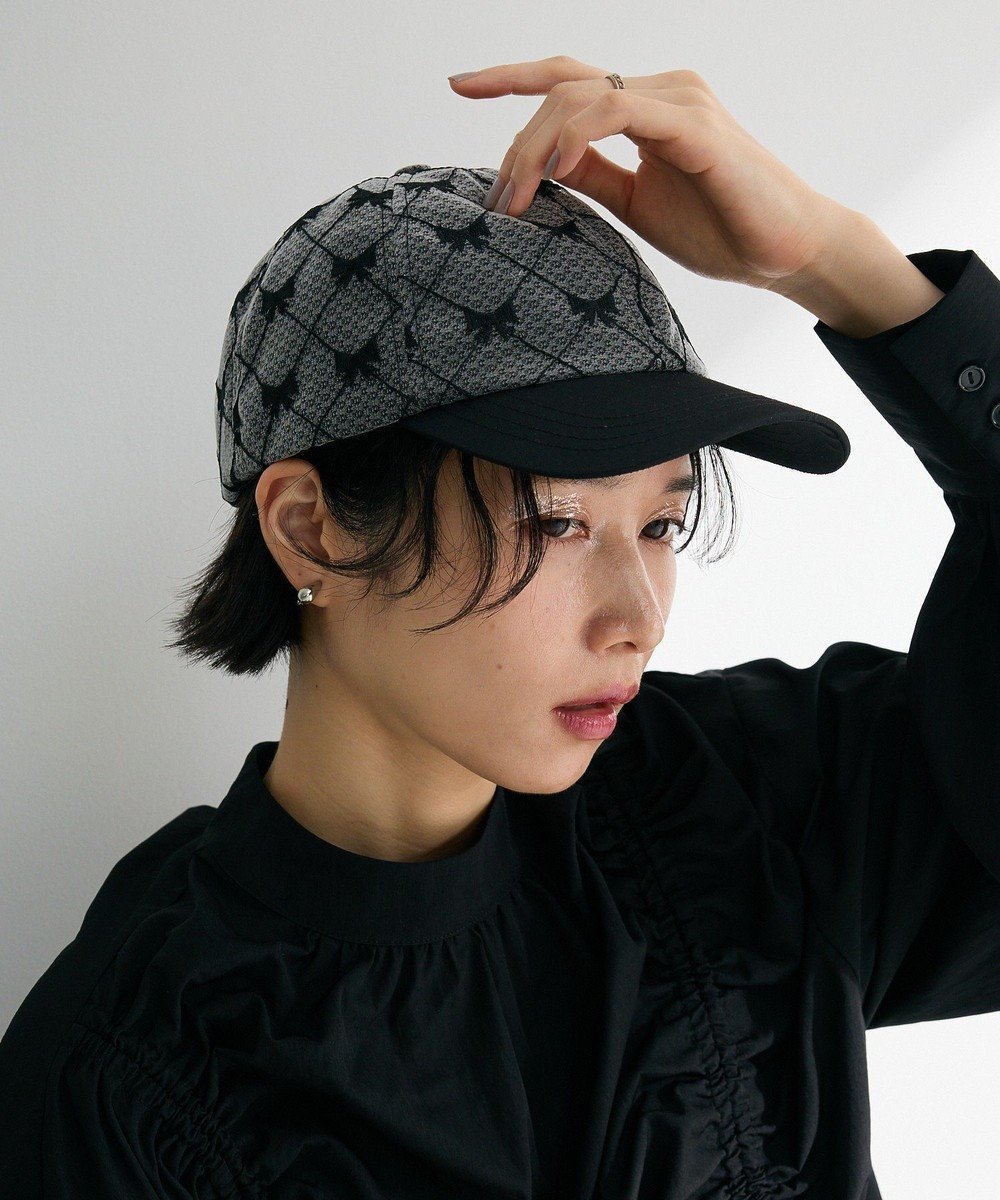 【グリーンパークス/Green Parks】の・TORCH リボンジャカードキャップ 人気、トレンドファッション・服の通販 founy(ファニー) 　ファッション　Fashion　レディースファッション　Fashion for Women　キャップ&ハット　Hats & Caps　おすすめ　Recommended / Our Picks　キャップ　Cap, Baseball Cap　フィット　Fit, Slim Fit　フェミニン　Feminine, Girly　リボン　Ribbon, Bow　帽子　Hat, Headwear　 other-1|ID: prp329100004659664 ipo3291000000033722457