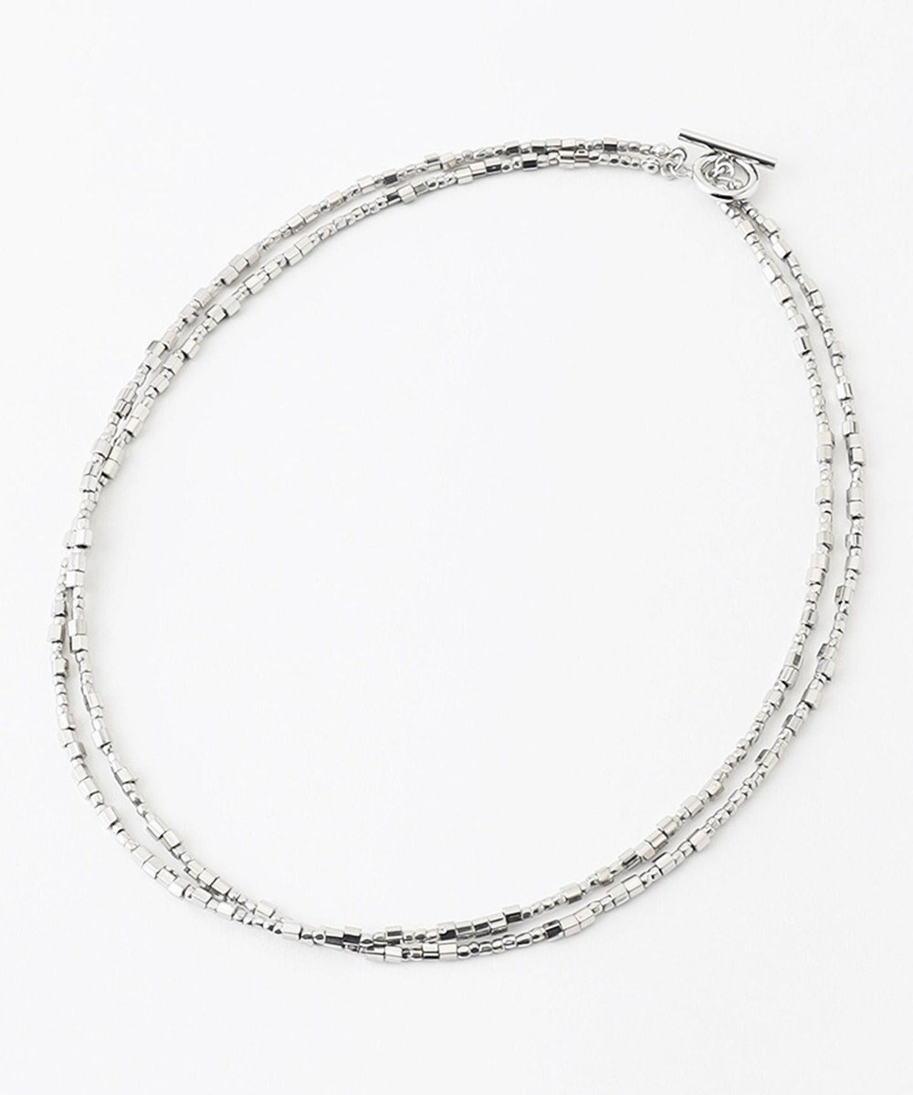 【アイシービー/iCB】のビーズネックレス インテリア・キッズ・メンズ・レディースファッション・服の通販 founy(ファニー) 　ファッション　Fashion　レディースファッション　Fashion for Women　ジュエリー　Jewelry　ネックレス　Necklaces & Pendants　2025年　2025　2025春夏・S/S　Spring/Summer 2025 SS25　アクセサリー　Fashion Accessories　ショート　Short, Short Length　ネックレス　Necklace, Pendant Necklace　ブレスレット　Bracelet, Wristband　シルバー系|ID: prp329100004659709 ipo3291000000035634066