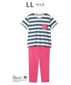 【ワコール/WACOAL】のワコール_リラックス&スリープ パジャマ 4分袖 長ズボン 綿100%(本体) PEANUTS スヌーピー レディース FDT155 /ワコール 人気、トレンドファッション・服の通販 founy(ファニー) ファッション Fashion レディースファッション Fashion for Women トップス・カットソー Cut & Sew Tops おすすめ Recommended / Our Picks シンプル Simple, Minimal セットアップ Set-Up, Coordinated Outfit パジャマ Pajamas, Sleepwear ボトム Bottoms, Lower Wear ボーダー Border, Stripe ポケット Pocket, Pocket Detail リラックス Relax, Relaxed Fit 無地 Plain, Solid Color thumbnail ブルー|ID: prp329100004659711 ipo3291000000034200269