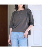 【ジェイ プレス/J.PRESS】の【洗える・抗菌防臭・接触冷感・吸水速乾】ドライポンチ ボートネック カットソー スレート系|ID: prp329100004659721 ipo3291000000033722794