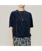 【自由区/JIYU-KU】の【SHIHOさん着用・洗える】シアーベロア カットソー ネイビー|ID: prp329100004659726 ipo3291000000033722835