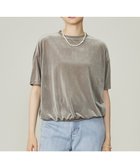 【自由区/JIYU-KU】の【SHIHOさん着用・洗える】シアーベロア カットソー モカ|ID: prp329100004659726 ipo3291000000033722837