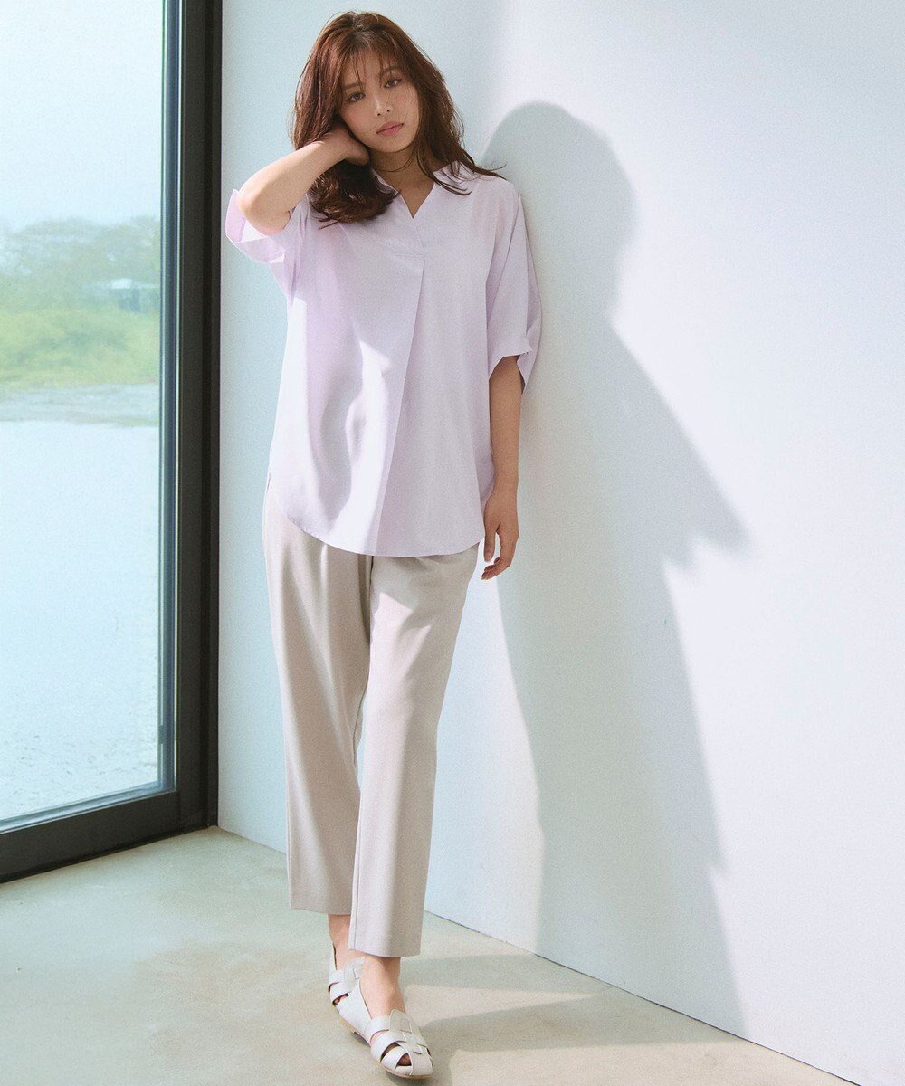 【エニー/ANY】の【洗濯機可/ウエストゴム/ストレッチ/UVケア】イージーケアライトストレッチテーパードパンツ 人気、トレンドファッション・服の通販 founy(ファニー)  ファッション Fashion レディースファッション Fashion for Women パンツ Pants & Trousers おすすめ Recommended / Our Picks ストレッチ Stretch, Stretchy Fabric ビジネス 仕事 通勤 Business / Work / Commuting 夏 Summer 春 Spring S/S・春夏 SS, Spring/Summer, Warm Season  other-1|ID: prp329100004659728 ipo3291000000034296244