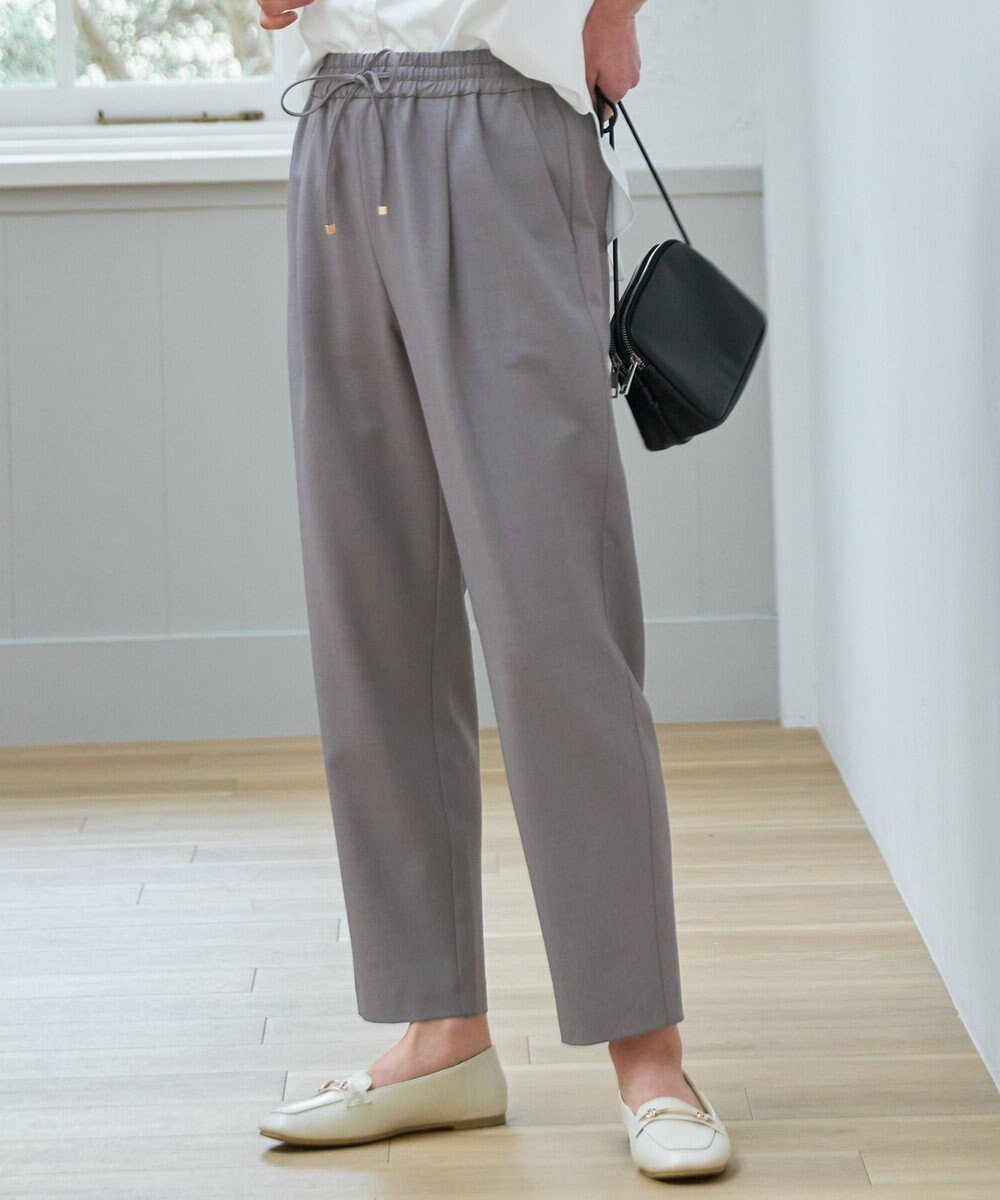 【エニー/ANY】の【洗濯機可/ウエストゴム/ストレッチ/UVケア】イージーケアライトストレッチテーパードパンツ インテリア・キッズ・メンズ・レディースファッション・服の通販 founy(ファニー)  ファッション Fashion レディースファッション Fashion for Women パンツ Pants & Trousers おすすめ Recommended / Our Picks ストレッチ Stretch, Stretchy Fabric ビジネス 仕事 通勤 Business / Work / Commuting 夏 Summer 春 Spring S/S・春夏 SS, Spring/Summer, Warm Season チャコール|ID: prp329100004659728 ipo3291000000034296250