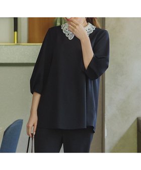 【アンフィーロ 自由区/UNFILO】の【2WAY】BEAUTY MOVE レース襟ブラウス 人気、トレンドファッション・服の通販 founy(ファニー) ファッション Fashion レディースファッション Fashion for Women トップス・カットソー Cut & Sew Tops シャツ・ブラウス・オフィスカジュアル Elegant Blouses & Button-Ups オケージョン Occasion Wear 吸水 Absorbent, Quick-Dry ジョーゼット Georgette, Semi-Sheer Fabric ストレッチ Stretch, Stretchy Fabric セットアップ Set-Up, Coordinated Outfit フレア Flare, Flared レース Lace, Lace Fabric 楽ちん Easy Fit, Comfortable A/W・秋冬 Autumn/Winter 再入荷 Restock / Back in Stock おすすめ Recommended / Our Picks エレガント 上品 Elegant 新作・新入荷 New Arrivals / New In ビジネス 仕事 通勤 Business / Work / Commuting |ID:prp329100004659735