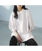 【アンフィーロ 自由区/UNFILO】の【ご好評により追加生産/襟は取り外し可能な2WAY】BEAUTY MOVE レース襟ブラウス [NEW]ライトグレー|ID: prp329100004659735 ipo3291000000036378917