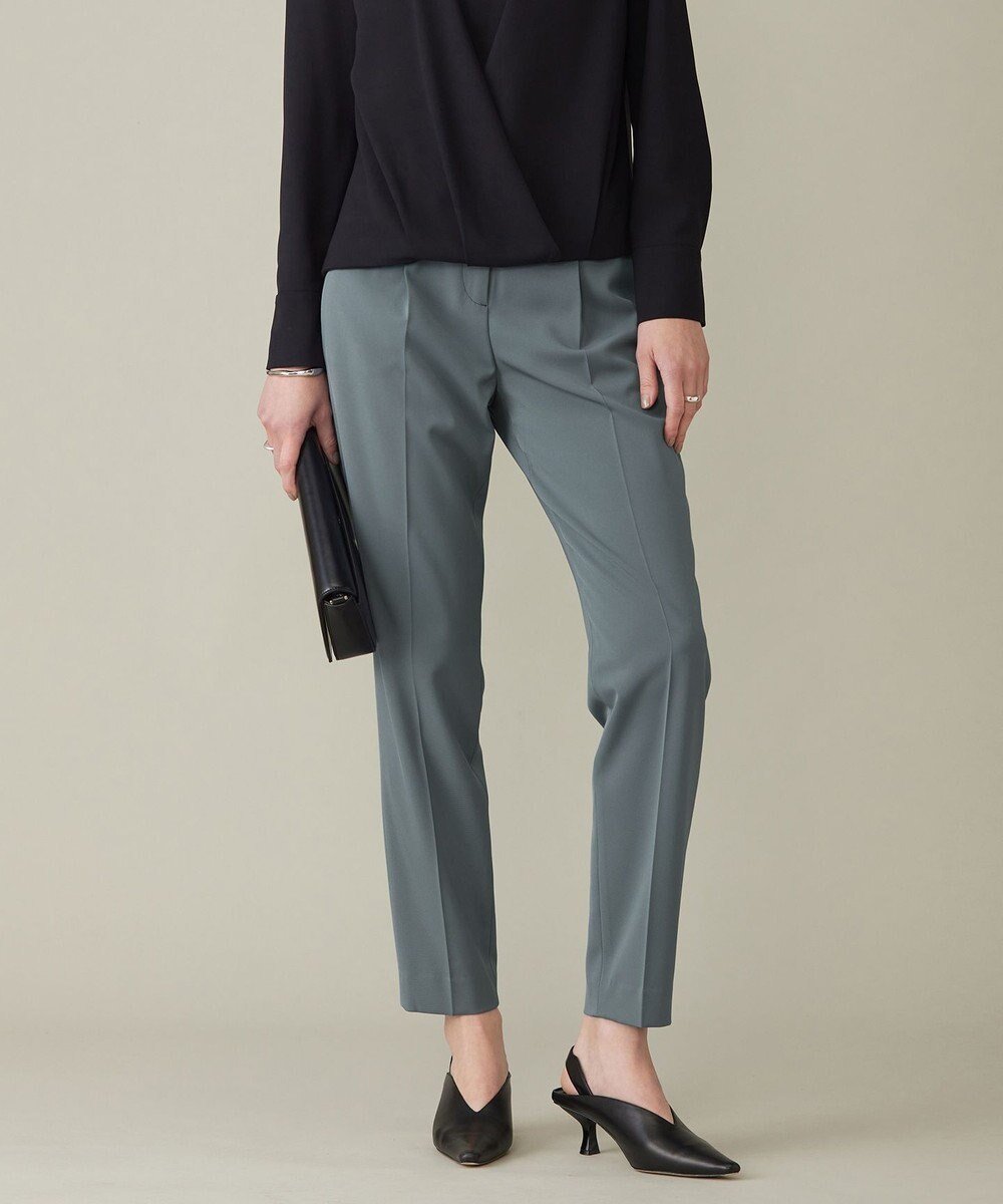 【アイシービー/iCB】の【UVカット・防シワ・速乾・洗える】Fiedテーパードパンツ インテリア・キッズ・メンズ・レディースファッション・服の通販 founy(ファニー) 　ファッション　Fashion　レディースファッション　Fashion for Women　パンツ　Pants & Trousers　洗える　Machine Washable　ジャケット　Jacket, Outerwear　スタイリッシュ　Stylish, Fashionable　ストレッチ　Stretch, Stretchy Fabric　スマート　Smart, Elegant　セットアップ　Set-Up, Coordinated Outfit　センター　Center, Center Line　チェック　Check, Plaid, Tartan　人気　Popular, Best Seller　ハイネック　High Neck, Mock Neck　フォルム　Silhouette, Form　ラップ　Wrap, Wrap Design　ワイド　Wide, Wide Fit　A/W・秋冬　Autumn/Winter　S/S・春夏　SS, Spring/Summer, Warm Season　夏　Summer　セレモニー　Ceremony　ビジネス 仕事 通勤　Business / Work / Commuting　ブルーグレー系|ID: prp329100004659744 ipo3291000000035574956