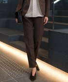 【アイシービー/iCB】のFiedテーパードパンツ 人気、トレンドファッション・服の通販 founy(ファニー) ファッション Fashion レディースファッション Fashion for Women パンツ Pants & Trousers 洗える Machine Washable ジャケット Jacket, Outerwear スタイリッシュ Stylish, Fashionable ストレッチ Stretch, Stretchy Fabric スマート Smart, Elegant セットアップ Set-Up, Coordinated Outfit センター Center, Center Line チェック Check, Plaid, Tartan 人気 Popular, Best Seller ハイネック High Neck, Mock Neck フォルム Silhouette, Form ラップ Wrap, Wrap Design ワイド Wide, Wide Fit A/W・秋冬 Autumn/Winter S/S・春夏 SS, Spring/Summer, Warm Season 夏 Summer セレモニー Ceremony ビジネス 仕事 通勤 Business / Work / Commuting thumbnail ブラウン系|ID: prp329100004659744 ipo3291000000036565867