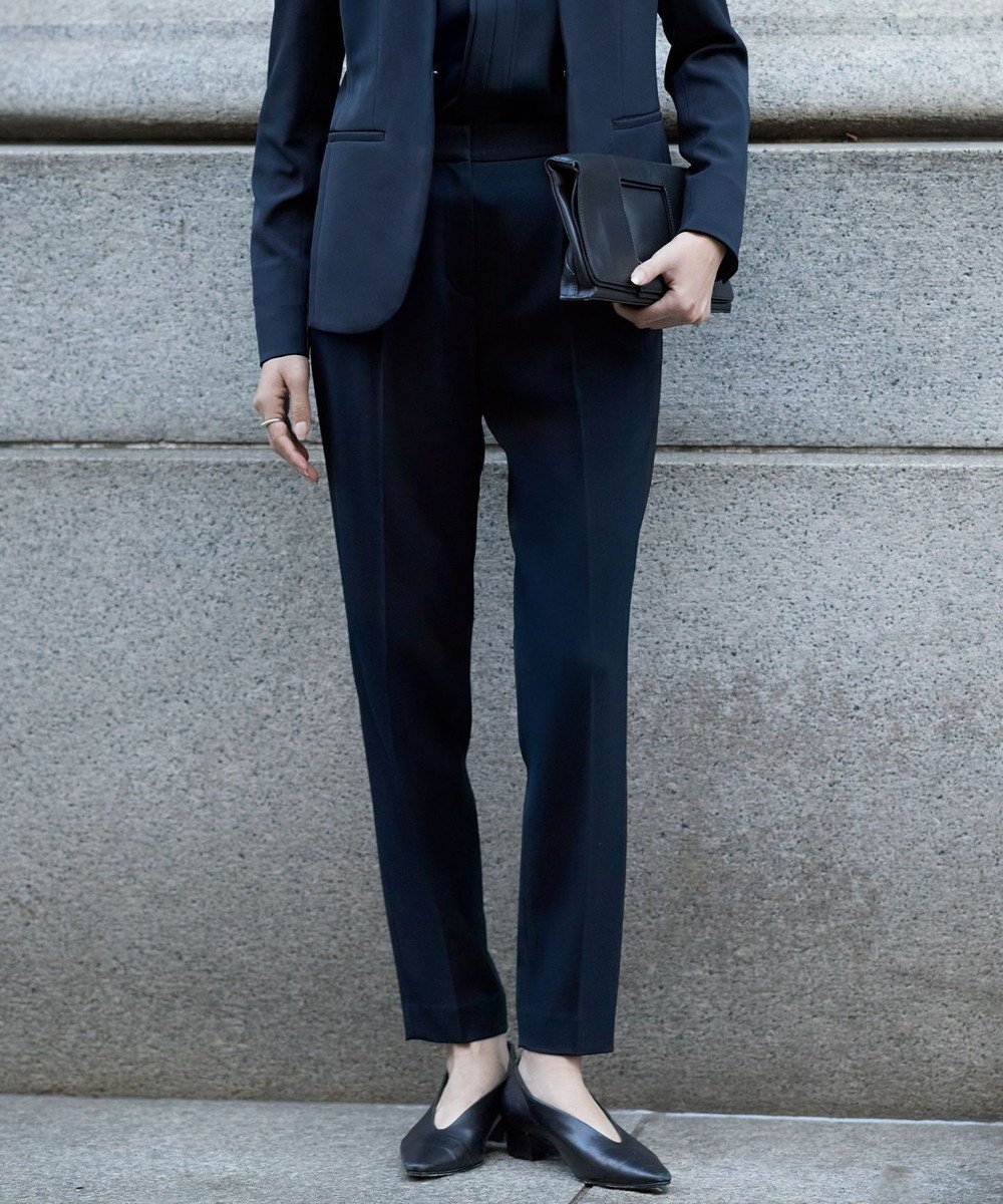 【アイシービー/iCB】のFiedテーパードパンツ インテリア・キッズ・メンズ・レディースファッション・服の通販 founy(ファニー) ファッション Fashion レディースファッション Fashion for Women パンツ Pants & Trousers 洗える Machine Washable ジャケット Jacket, Outerwear スタイリッシュ Stylish, Fashionable ストレッチ Stretch, Stretchy Fabric スマート Smart, Elegant セットアップ Set-Up, Coordinated Outfit センター Center, Center Line チェック Check, Plaid, Tartan 人気 Popular, Best Seller ハイネック High Neck, Mock Neck フォルム Silhouette, Form ラップ Wrap, Wrap Design ワイド Wide, Wide Fit A/W・秋冬 Autumn/Winter S/S・春夏 SS, Spring/Summer, Warm Season 夏 Summer セレモニー Ceremony ビジネス 仕事 通勤 Business / Work / Commuting ネイビー系|ID: prp329100004659744 ipo3291000000036565869