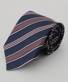 【五大陸/gotairiku / MEN】の【日本製】シルク ネクタイ_ストライプ ネイビー系1|ID: prp329100004659749 ipo3291000000033723065
