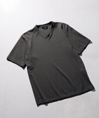 【ジョゼフ オム/JOSEPH HOMME / MEN】の新素材【接触冷感/UVカット】ハイゲージベアスムース VネックTシャツ グレー系|ID: prp329100004659765 ipo3291000000034269457