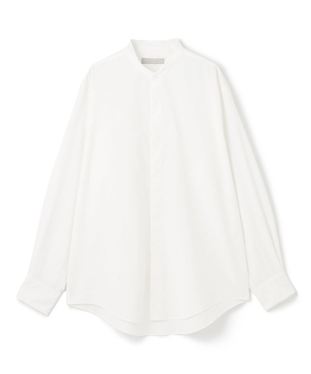 【アンフィーロ/UNFILO / MEN】の【接触冷感/シワになりにくい/ストレッチ/UVケア】コンフォートシャツ バンドカラー インテリア・キッズ・メンズ・レディースファッション・服の通販 founy(ファニー) 　ファッション　Fashion　メンズファッション　Fashion for Men　トップス・カットソー　Cut & Sew Tops　メンズシャツ　Shirts　クラシック　Classic, Timeless Style　ストレッチ　Stretch, Stretchy Fabric　スラックス　Slacks, Dress Pants　トレンド　Trend, Trending Now　レギュラー　Regular, Standard Fit　A/W・秋冬　Autumn/Winter　S/S・春夏　SS, Spring/Summer, Warm Season　おすすめ　Recommended / Our Picks　夏　Summer　オフ|ID: prp329100004659775 ipo3291000000033965887