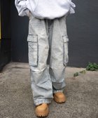 【ウィゴー/WEGO】の【ユニセックス着用ITEM】デニムイージーカーゴパンツ デニム淡色|ID: prp329100004659784 ipo3291000000034230580