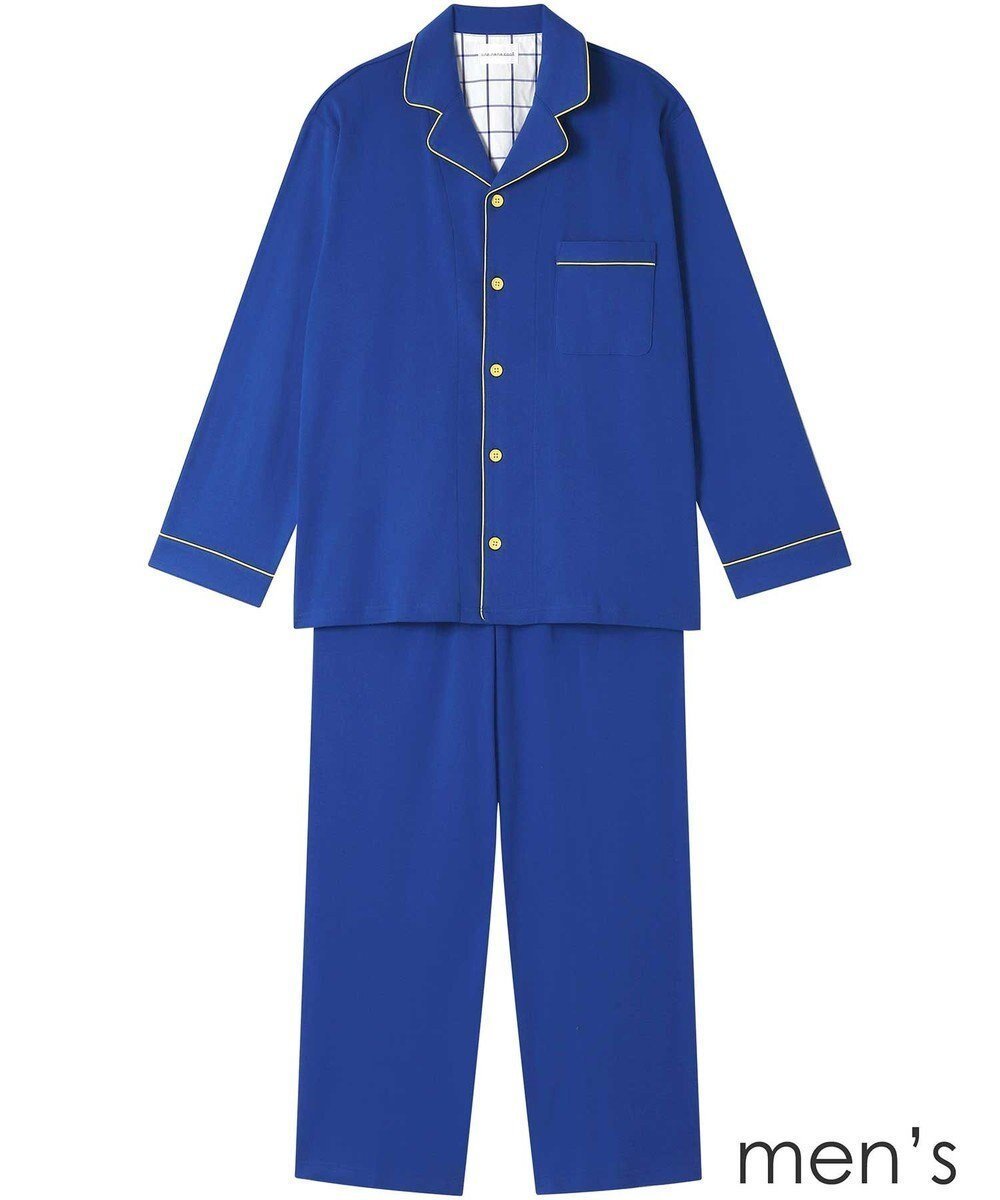 【ウンナナクール/une nana cool / MEN】の【綿100%】コーマフライスメンズパジャマ インテリア・キッズ・メンズ・レディースファッション・服の通販 founy(ファニー) ファッション Fashion メンズファッション Fashion for Men チェック Check, Plaid, Tartan パイピング Piping, Trim Design パジャマ Pajamas, Sleepwear メンズ Men's, Menswear リラックス Relax, Relaxed Fit おすすめ Recommended / Our Picks ギフト プレゼント Gift / Present BU|ID: prp329100004659805 ipo3291000000034452075