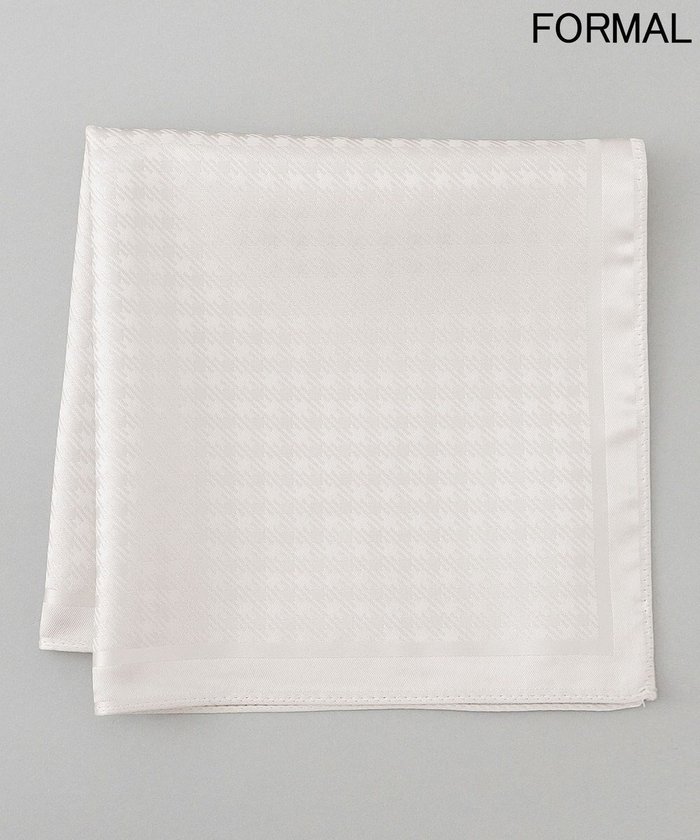 【五大陸/gotairiku / MEN】の【WEAR BLACK】シルク100% フォーマルチーフ_ハウンドトゥース インテリア・キッズ・メンズ・レディースファッション・服の通販 founy(ファニー) https://founy.com/ ファッション Fashion メンズファッション Fashion for Men イタリア Italy シルク Silk, 100% Silk スーツ Suit, Formalwear ハウンドトゥース Houndstooth, Dogtooth Check フォーマル Formal, Dressy ポケット Pocket, Pocket Detail |ID: prp329100004659810 ipo3291000000034505117