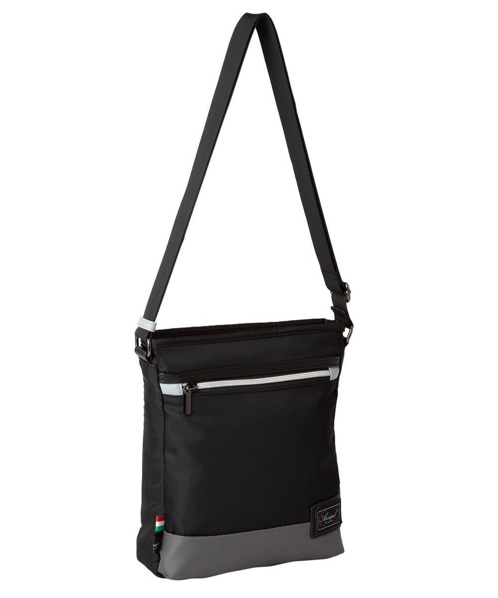 【エース バッグズ アンド ラゲッジ/ACE BAGS & LUGGAGE / MEN】のArcapel スタッグ ショルダーバッグ 17551 アルカペル インテリア・キッズ・メンズ・レディースファッション・服の通販 founy(ファニー) 　ファッション　Fashion　メンズファッション　Fashion for Men　バッグ　Bags　コンビ　Combo, Combination Style　シンプル　Simple, Minimal　フロント　Front, Front Design　ポケット　Pocket, Pocket Detail　エレガント 上品　Elegant　ブラック|ID: prp329100004659813 ipo3291000000033723509