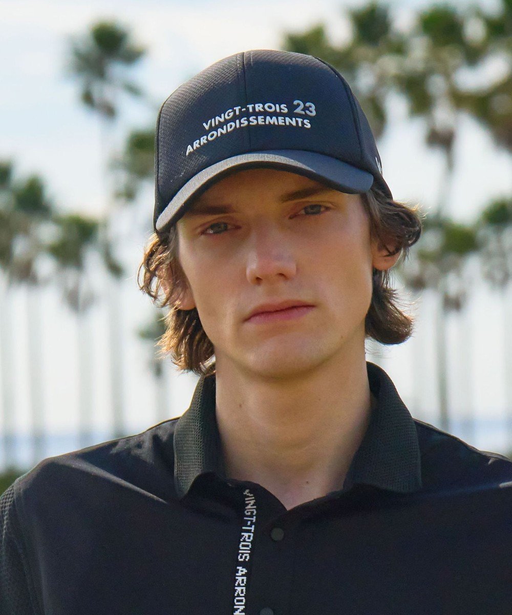 【23区 ゴルフ/23区GOLF / MEN】の【UNISEX】クーリングキャップ 吸水速乾 クーリング効果 インテリア・キッズ・メンズ・レディースファッション・服の通販 founy(ファニー) 　ファッション　Fashion　メンズファッション　Fashion for Men　ユニセックス　Unisex, Genderless　おすすめ　Recommended / Our Picks　キャップ　Cap, Baseball Cap　ゴルフ　Golf　フォルム　Silhouette, Form　フロント　Front, Front Design　ベーシック　Basic, Essential　ポケット　Pocket, Pocket Detail　メッシュ　Mesh, Net Fabric　吸水　Absorbent, Quick-Dry　夏　Summer　定番　Standard, Basic Item　帽子　Hat, Headwear　ブラック系|ID: prp329100004659817 ipo3291000000033723538