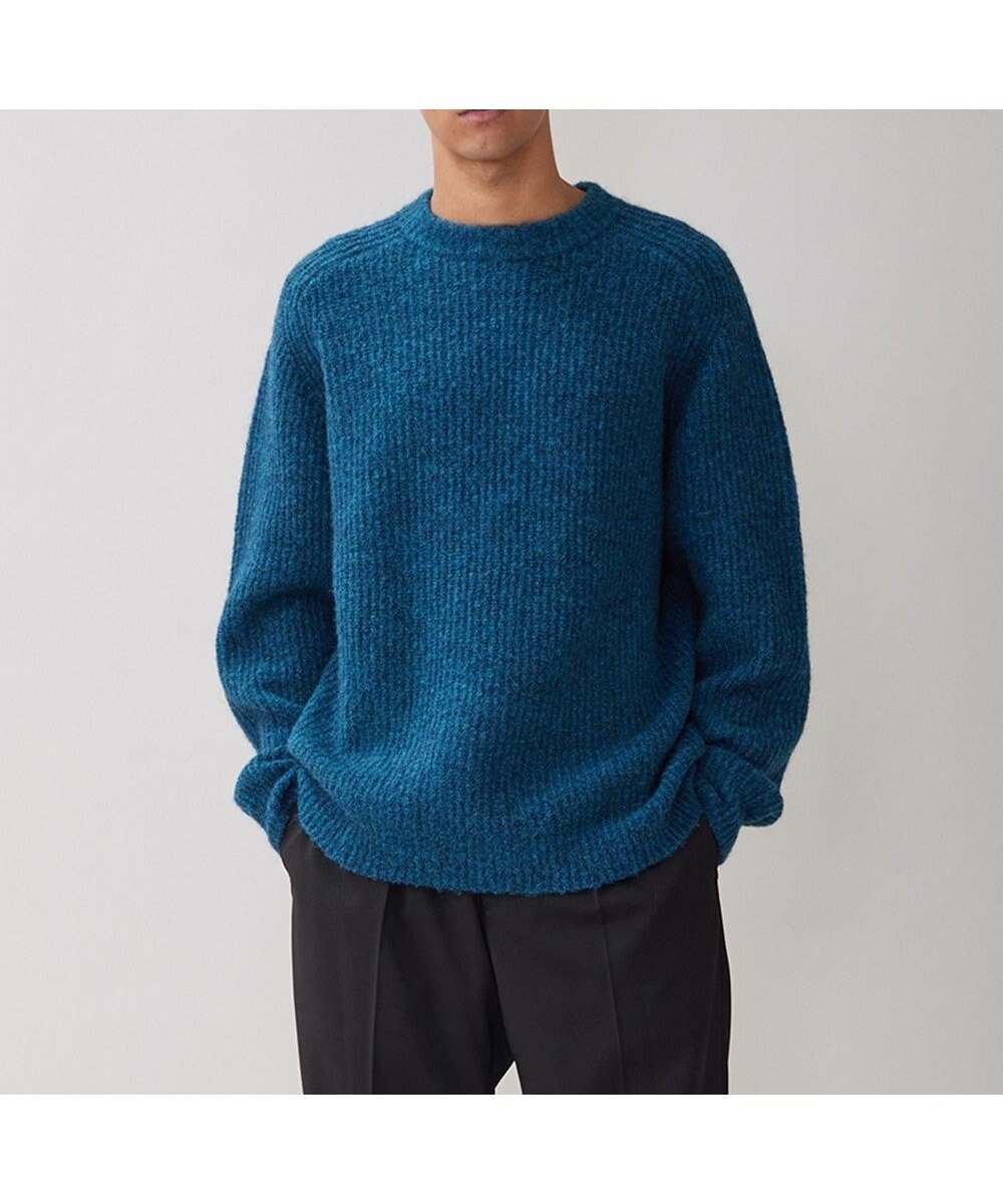 【アンフィーロ/UNFILO / MEN】のヘアリー クルーネックニット 人気、トレンドファッション・服の通販 founy(ファニー) ファッション Fashion メンズファッション Fashion for Men トップス・カットソー Cut & Sew Tops ニット・セーター / 定番トップス Knit Tops & Sweaters ストレッチ Stretch, Stretchy Fabric セーター Sweater, Knitwear トレンド Trend, Trending Now フォルム Silhouette, Form リラックス Relax, Relaxed Fit エレガント 上品 Elegant A/W・秋冬 Autumn/Winter other-1|ID: prp329100004659819 ipo3291000000034347917