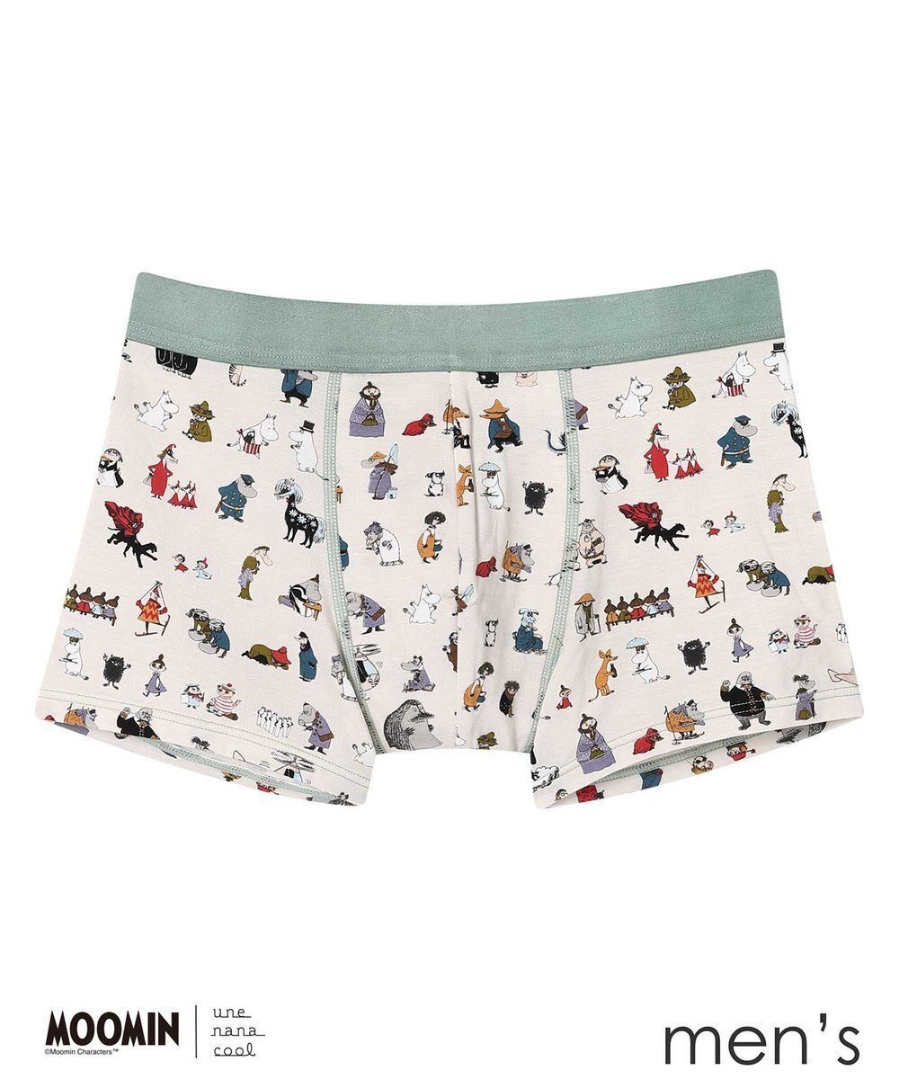 【ウンナナクール/une nana cool / MEN】の【ムーミン】 MOOMIN * une nana cool メンズボクサーパンツ インテリア・キッズ・メンズ・レディースファッション・服の通販 founy(ファニー) 　ファッション　Fashion　メンズファッション　Fashion for Men　ボトムス　Bottoms　アンダー　Underwear Essentials　コラボ　Collaboration, Collab　フィット　Fit, Slim Fit　ボーダー　Border, Stripe　CR|ID: prp329100004659836 ipo3291000000033723665