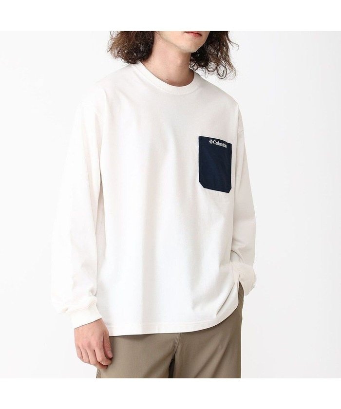 【コロンビア/Columbia / MEN】のColumbia/ ヤングストリートロングスリーブクルー /コロンビア インテリア・キッズ・メンズ・レディースファッション・服の通販 founy(ファニー) https://founy.com/ ファッション Fashion メンズファッション Fashion for Men トップス・カットソー Cut & Sew Tops メンズシャツ Shirts カットソー Cut and Sewn Top トレンド Trend, Trending Now フィット Fit, Slim Fit ポケット Pocket, Pocket Detail リラックス Relax, Relaxed Fit ワンポイント One Point, Statement Accent 夏 Summer 旅行 Travel S/S・春夏 SS, Spring/Summer, Warm Season A/W・秋冬 Autumn/Winter 長袖 Long Sleeve, Full Sleeve |ID: prp329100004659848 ipo3291000000034281940