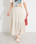 【クラフトスタンダードブティック/CRAFT STANDARD BOUTIQUE】のシャイニーワッシャースカート Ivory|ID: prp329100004659851 ipo3291000000033723764