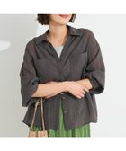 【クラフトスタンダードブティック/CRAFT STANDARD BOUTIQUE】のシアーシャツ Charcoal Gray|ID: prp329100004659852 ipo3291000000033723771