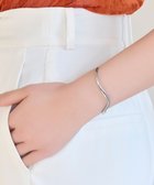 【フィービィー/phoebe】の【金属アレルギー対応】ウェーブラインメタルバングル/サージカルステンレス シルバー|ID: prp329100004659856 ipo3291000000033723787