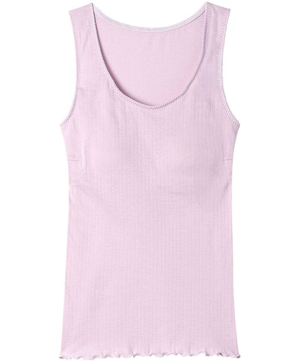 【ワコール 睡眠科学/wacoal suimin】のインナー 【ねはだ着】 綿100%(身生地) パッド付 タンクトップ レディース YCX558 睡眠科学/ワコール インテリア・キッズ・メンズ・レディースファッション・服の通販 founy(ファニー) 　ファッション　Fashion　レディースファッション　Fashion for Women　トップス・カットソー　Cut & Sew Tops　ニット　Knit Tops & Sweaters　なめらか　Smooth, Silky Texture　アンダー　Underwear Essentials　インナー　Innerwear　タンク　Tank Top, Sleeveless Top　夏　Summer　S/S・春夏　SS, Spring/Summer, Warm Season　A/W・秋冬　Autumn/Winter　ピンク|ID: prp329100004659914 ipo3291000000033724065