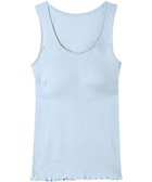 【ワコール 睡眠科学/wacoal suimin】のインナー 【ねはだ着】 綿100%(身生地) パッド付 タンクトップ レディース YCX558 睡眠科学/ワコール サックス|ID: prp329100004659914 ipo3291000000033724066