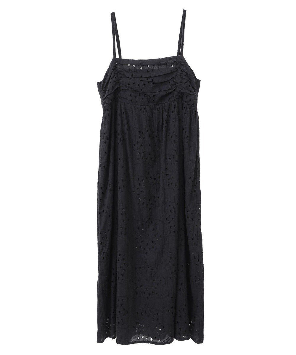 【アースミュージックアンドエコロジー/earth music&ecology】のシフリー刺繍キャミワンピース インテリア・キッズ・メンズ・レディースファッション・服の通販 founy(ファニー) ファッション Fashion レディースファッション Fashion for Women ワンピース Dresses キャミソールワンピース Camisole Dresses おすすめ Recommended / Our Picks キャミソール Camisole, Spaghetti Strap Top キャミワンピース Cami Dress, Slip Dress ギャザー Gathered, Ruffled フレア Flare, Flared ポケット Pocket, Pocket Detail リゾート Resort, Vacation Style ワーク Workwear, Utility Style 夏 Summer 春 Spring S/S・春夏 SS, Spring/Summer, Warm Season Black|ID: prp329100004659917 ipo3291000000033724076