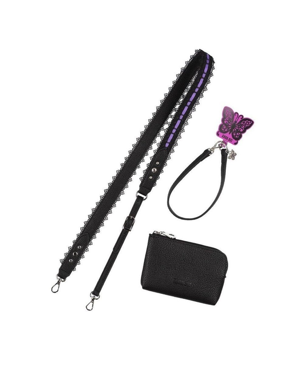 【アナスイ/ANNA SUI】のASスリング スマホストラップ インテリア・キッズ・メンズ・レディースファッション・服の通販 founy(ファニー) 　ファッション　Fashion　レディースファッション　Fashion for Women　スポーツウェア　Functional & Stylish Sportswear　アクセサリー　Fashion Accessories　スポーツ　Sports, Activewear　スマート　Smart, Elegant　ポーチ　Pouch, Small Case　モバイル　Mobile, Smartphone　人気　Popular, Best Seller　パープル|ID: prp329100004659937 ipo3291000000033724161