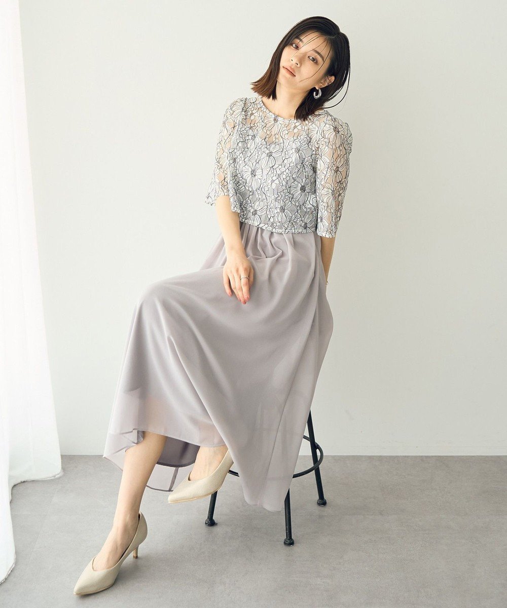 【イェッカ ヴェッカ/YECCA VECCA】の【2点SET】3wayレース×キャミドレス インテリア・キッズ・メンズ・レディースファッション・服の通販 founy(ファニー) 　ファッション　Fashion　レディースファッション　Fashion for Women　ワンピース　Dresses　フォーマル・パーティードレス・結婚式用ドレス　Elegant & Casual Dresses　おすすめ　Recommended / Our Picks　インナー　Innerwear　キャミワンピース　Cami Dress, Slip Dress　シフォン　Chiffon, Lightweight Fabric　セレモニー　Ceremony　ドレス　Dress, One-Piece　ボレロ　Bolero, Short Cardigan　ポケット　Pocket, Pocket Detail　レース　Lace, Lace Fabric　エレガント 上品　Elegant　夏　Summer　S/S・春夏　SS, Spring/Summer, Warm Season　A/W・秋冬　Autumn/Winter　Light Gray|ID: prp329100004660149 ipo3291000000033725310