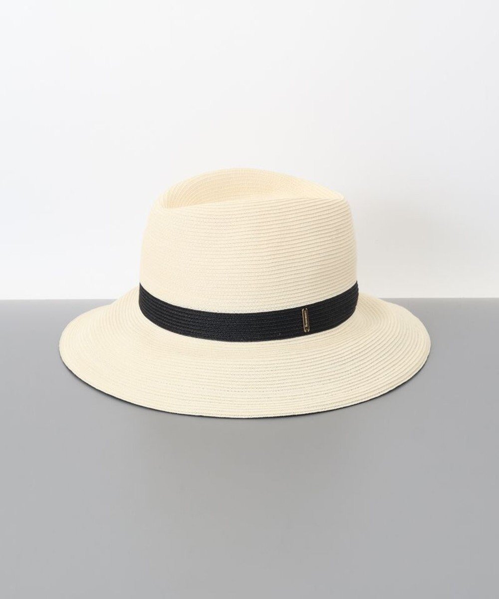 【アウロラ/AURORA】のBeaurance (ビューランス)ペーパーブレード中折れハット インテリア・キッズ・メンズ・レディースファッション・服の通販 founy(ファニー) 　ファッション　Fashion　レディースファッション　Fashion for Women　キャップ&ハット　Hats & Caps　中折れハット　Fedora Hats / Wide-Brim Hats　クール　Cool, Chic　モノトーン　Monotone, Black and White　夏　Summer　帽子　Hat, Headwear　抗菌　Antibacterial, Bacteria-Resistant　オフホワイト|ID: prp329100004660204 ipo3291000000033725553