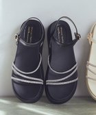 【アースミュージックアンドエコロジー/earth music&ecology】のORiental TRaffic ラインストーンサンダル 人気、トレンドファッション・服の通販 founy(ファニー) ファッション Fashion レディースファッション Fashion for Women おすすめ Recommended / Our Picks サンダル Sandals, Summer Shoes ストラップサンダル Strappy Sandals, Strap Sandals ストーン Stone, Gem-Like ダウン Down, Puffer フラット Flat, Flat Shoes ラップ Wrap, Wrap Design 夏 Summer 春 Spring S/S・春夏 SS, Spring/Summer, Warm Season thumbnail Black|ID: prp329100004660245 ipo3291000000033725737