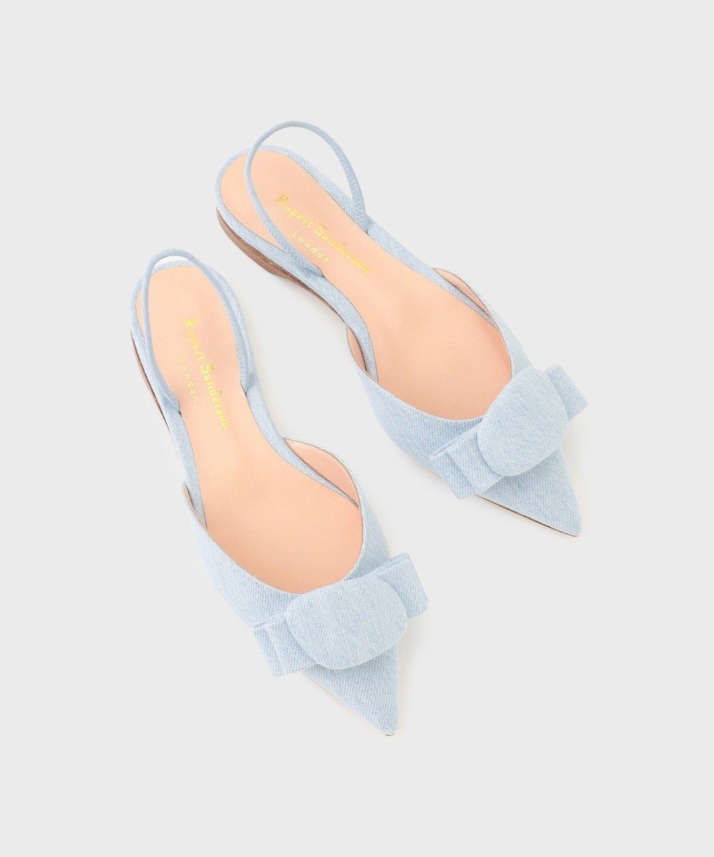 【グレース コンチネンタル/GRACE CONTINENTAL】のRupert Sanderson デニムリボンサンダル インテリア・キッズ・メンズ・レディースファッション・服の通販 founy(ファニー) ファッション Fashion レディースファッション Fashion for Women イタリア Italy サマー Summer, Summer Style サンダル Sandals, Summer Shoes シューズ Shoes, Footwear デニム Denim, Jeans Material フラット Flat, Flat Shoes モチーフ Motif, Design Theme リボン Ribbon, Bow リラックス Relax, Relaxed Fit 夏 Summer 春 Spring S/S・春夏 SS, Spring/Summer, Warm Season サックス|ID: prp329100004660258 ipo3291000000033725773