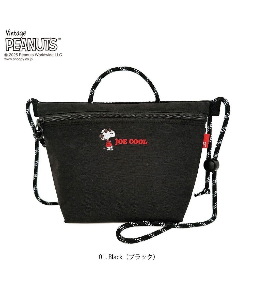 【ルートート/ROOTOTE】の8438【スヌーピー】IP.サコッシュ.ポリ.ピーナッツ-0F インテリア・キッズ・メンズ・レディースファッション・服の通販 founy(ファニー) 　ファッション　Fashion　レディースファッション　Fashion for Women　カメラ　Camera Accessories　クッション　Cushion, Throw Pillow　クール　Cool, Chic　軽量　Lightweight, Ultra Light　ショルダー　Shoulder, Shoulder Strap　シンプル　Simple, Minimal　財布　Wallet, Purse　ベーシック　Basic, Essential　ポケット　Pocket, Pocket Detail　メッシュ　Mesh, Net Fabric　ワッシャー　Washer, Crinkled Finish　ワンポイント　One Point, Statement Accent　01:ブラック|ID: prp329100004660261 ipo3291000000033725786
