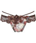 【ワコール/WACOAL】のTバック ショーツ 【リボンブラ 胸もとフィットながもち】 BXB490とペア はきこみ丈あさめ バックのかぶりが広め ソング レディース PXB490 /ワコール ブラウン|ID: prp329100004660276 ipo3291000000035629611