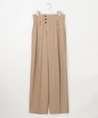 【23区/NIJYUSANKU】の【GOLD LABEL】ナチュラルシャンブレー タックパンツ ベージュ系|ID: prp329100004660312 ipo3291000000033725980