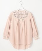 【23区/NIJYUSANKU】の【GOLD LABEL】モダンコットン レースコンビ ブラウス 人気、トレンドファッション・服の通販 founy(ファニー) ファッション Fashion レディースファッション Fashion for Women トップス・カットソー Cut & Sew Tops シャツ・ブラウス・オフィスカジュアル Elegant Blouses & Button-Ups 春 Spring 秋 Autumn コンビ Combo, Combination Style シンプル Simple, Minimal フォルム Silhouette, Form モダン Modern, Contemporary レース Lace, Lace Fabric S/S・春夏 SS, Spring/Summer, Warm Season 夏 Summer 2025年 2025 2025春夏・S/S Spring/Summer 2025 SS25 thumbnail ピンク系|ID: prp329100004660316 ipo3291000000033725992