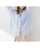 【アースミュージックアンドエコロジー/earth music&ecology】のシアーストライプシャツ 人気、トレンドファッション・服の通販 founy(ファニー) ファッション Fashion レディースファッション Fashion for Women トップス・カットソー Cut & Sew Tops シャツ・ブラウス・オフィスカジュアル Elegant Blouses & Button-Ups おすすめ Recommended / Our Picks シアー Sheer, See-Through ストライプ Stripe, Striped Pattern フォルム Silhouette, Form ヘムライン Hemline, Bottom Cut ポケット Pocket, Pocket Detail リラックス Relax, Relaxed Fit 夏 Summer 春 Spring S/S・春夏 SS, Spring/Summer, Warm Season thumbnail Sax|ID: prp329100004660323 ipo3291000000033726023