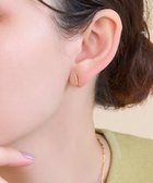 【フィービィー/phoebe】の【痛くないシリーズ/金属アレルギー対応】ストレートビジューライトフィットイヤリング ゴールド|ID: prp329100004660352 ipo3291000000033726135