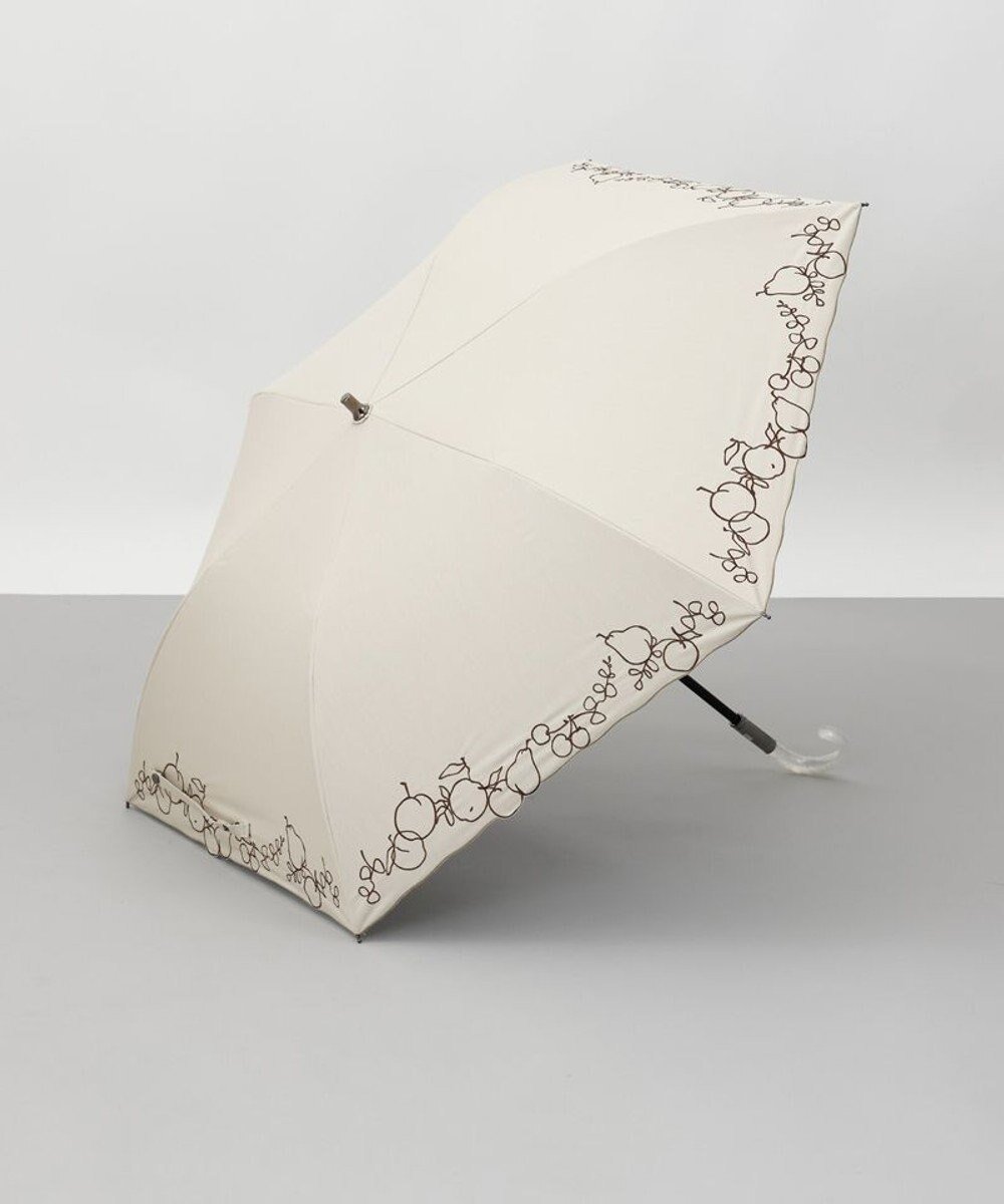 【アウロラ/AURORA】のJILL STUART(ジル スチュアート)マーカーペインティング刺しゅう晴雨兼用傘(折りたたみ傘) インテリア・キッズ・メンズ・レディースファッション・服の通販 founy(ファニー) 　ファッション　Fashion　レディースファッション　Fashion for Women　レイングッズ・傘・晴雨兼用傘　Umbrellas & Rain Gear　アンティーク　Antique-Inspired　エンブロイダリー　Embroidery Design　ガラス　Glass, Glassware　クール　Cool, Chic　コンパクト　Compact, Small Size　傘　Umbrella, Parasol　サマー　Summer, Summer Style　ジュエリー　Jewelry, Accessories　フラット　Flat, Flat Shoes　日傘　Parasol, UV Umbrella　旅行　Travel　ビジネス 仕事 通勤　Business / Work / Commuting　ベージュ|ID: prp329100004660387 ipo3291000000033726271