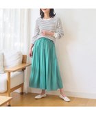 【エニー/ANY】の【洗濯機可能・ウエストゴム】リラックススカーチョ ターコイズグリーン|ID: prp329100004660409 ipo3291000000033726381