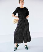 【エニー/ANY】の【洗濯機可能・ウエストゴム】リラックススカーチョ ブラック×オフドット|ID: prp329100004660409 ipo3291000000034317645